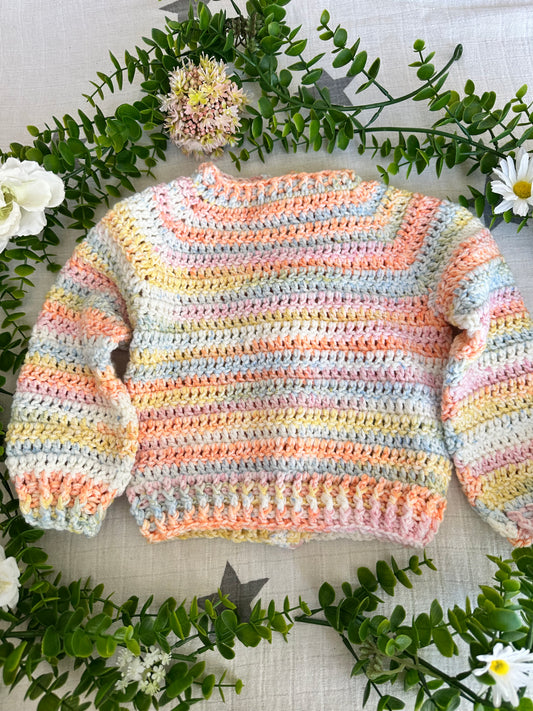 Baby Girl Crochet Cardigan